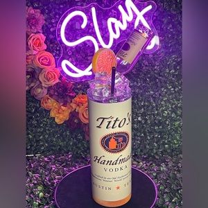 Handcrafted Tito’s Stainless Steel Tumbler